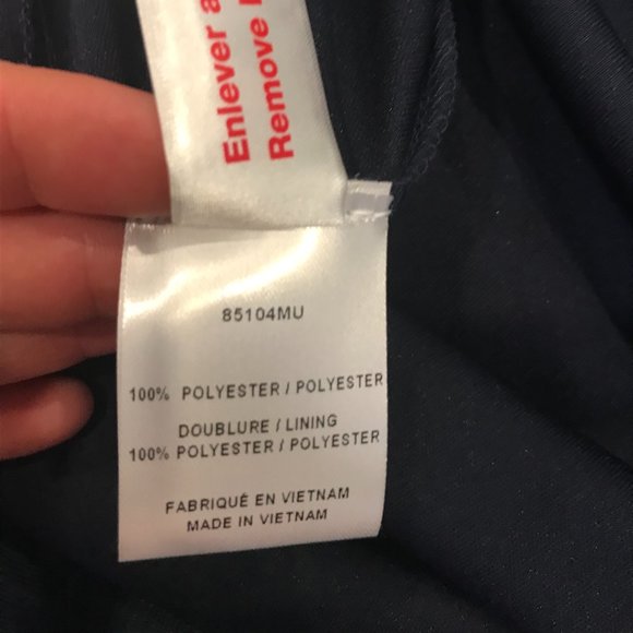 Navy & gold embroidered dress (with tag) - Picture 8 of 9